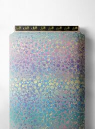 Bubbles abstract style with blue,pink colors