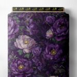 Bloom flower style with pink,green colors