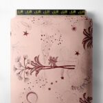 Cloud nature style with pink, red colors