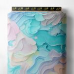 Color abstract style with blue,pink colors