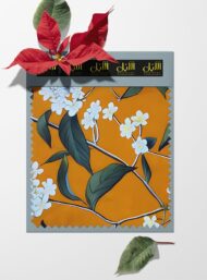 Leaf flower style with white,green colors - Image 6