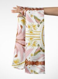 Petal flower style with pink,brown colors - Image 3