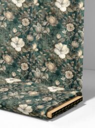 Leaf flower style with grey,white colors - Image 4