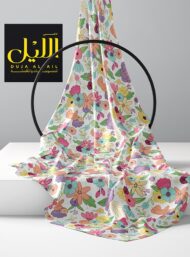 Petal flower style with pink,green colors - Image 2