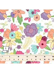 Petal flower style with pink,green colors - Image 5