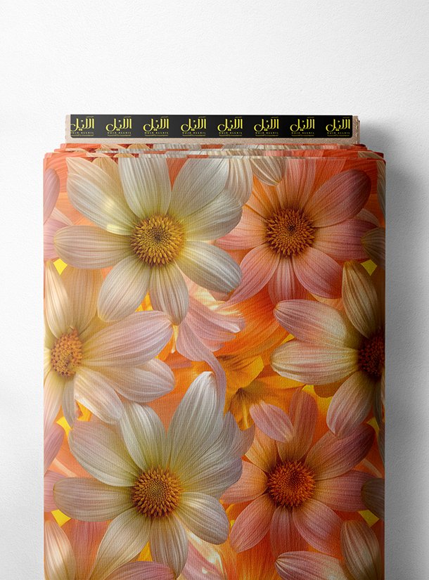 LAI01-0876_1-1.jpg Petal flower style with pink,yellow colors - Image 1