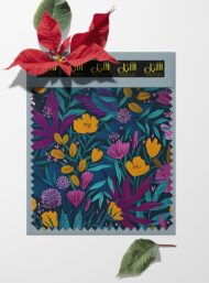 Leaf flower style with yellow,green colors - Image 6