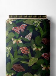 Moth nature style with green,brown colors