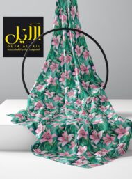 Lily flower style with pink,green colors - Image 2