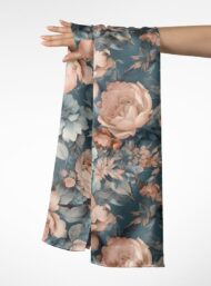 Bloom flower style with pink,blue colors - Image 3