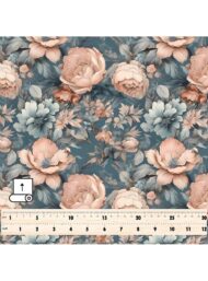 Bloom flower style with pink,blue colors - Image 5