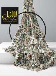 Leaf flower style with green,pink colors - Image 2