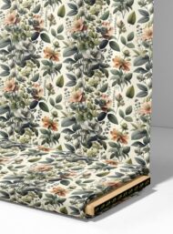 Leaf flower style with green,pink colors - Image 4