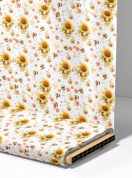 Sunflower flower style with yellow,pink colors - Image 4