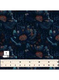 Petal flower style with blue,orange colors - Image 5