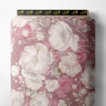 Bloom flower style with pink,white colors