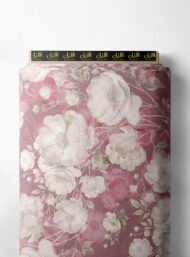 Bloom flower style with pink,white colors