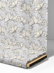 Petal flower style with grey, white colors - Image 4