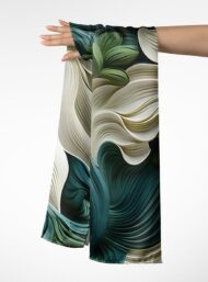 Flower nature style with green,blue colors - Image 3