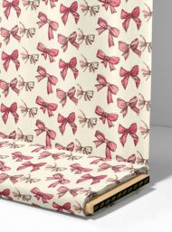 Bow flower style with pink, yellow colors - Image 4