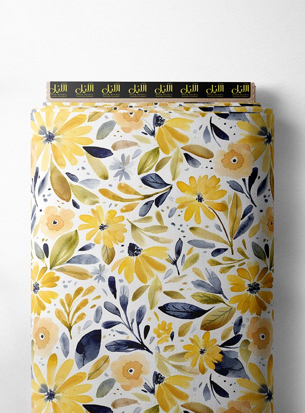 LAI01-0915_1-1.jpg Petal flower style with yellow,green colors - Image 1