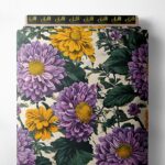 Petal flower style with green,yellow colors