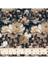 Petal flower style with white,green colors - Image 5