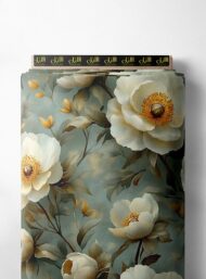 Petal flower style with white,yellow colors