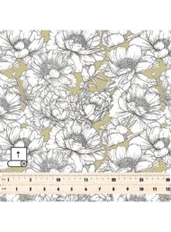 Petal flower style with white,yellow colors - Image 5