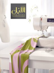 Leaf flower style with pink, green colors - Image 7