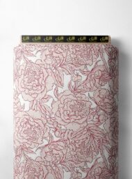 Petal flower style with pink,white colors