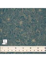 Leaf flower style with blue,white colors - Image 5