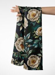 Leaf flower style with white,green colors - Image 3