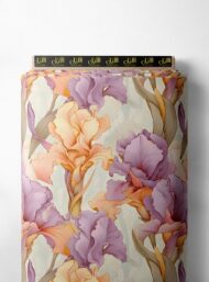 Petal flower style with pink,white colors