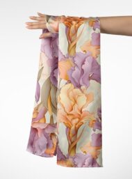 Petal flower style with pink,white colors - Image 3