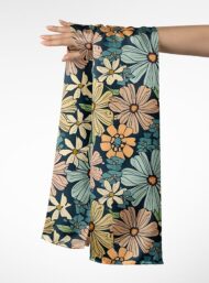 Bloom flower style with pink,blue colors - Image 3