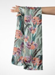 Petal flower style with pink,green colors - Image 3