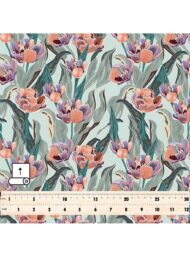 Petal flower style with pink,green colors - Image 5