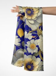 Petal flower style with yellow,blue colors - Image 3