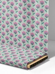 Petal flower style with pink,green colors - Image 4