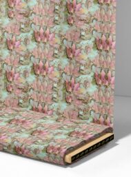 Leaf flower style with pink,green colors - Image 4