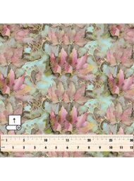 Leaf flower style with pink,green colors - Image 5