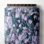 Petal flower style with blue colors