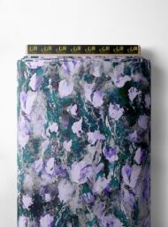 Petal flower style with blue colors