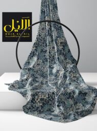 Leaf flower style with green,grey colors - Image 2