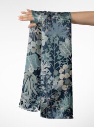 Leaf flower style with green,grey colors - Image 3