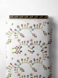 Petal flower style with green,yellow colors