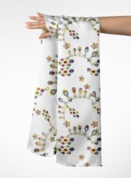 Petal flower style with green,yellow colors - Image 3