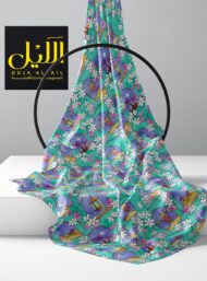 Lantern flower style with blue,green colors - Image 2