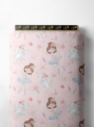 Ballet flower style with pink, white colors